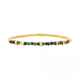 Karen Lazar Design May Emerald and Rondelle Bracelet