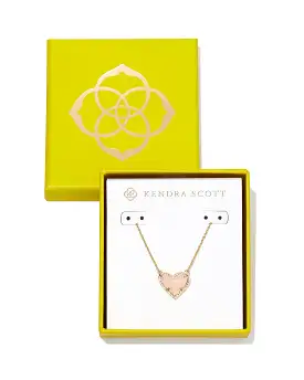 Kendra Scott Ari Heart Pendant Necklace Boxed