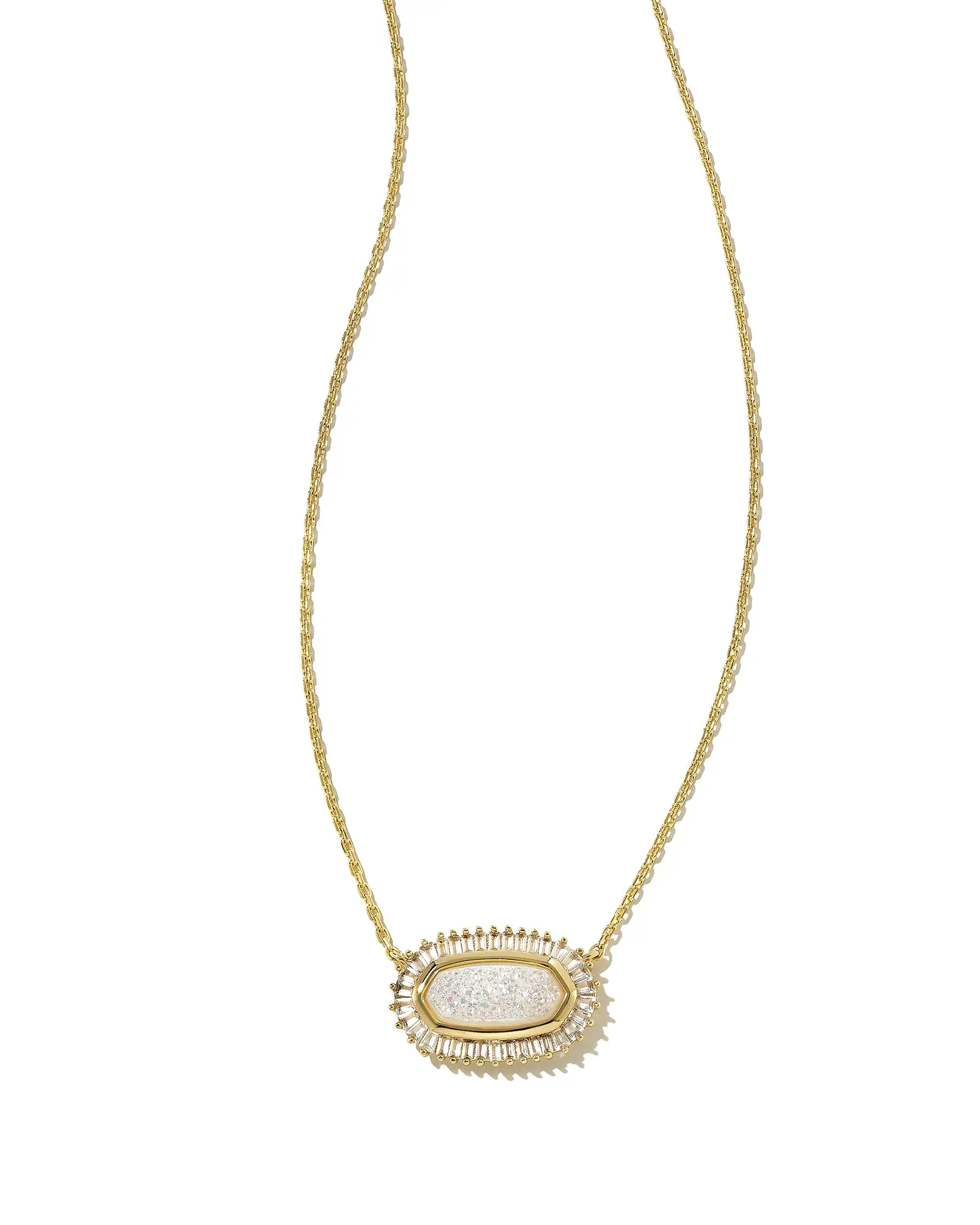 Kendra Scott Baguette Elisa Pendant Necklace