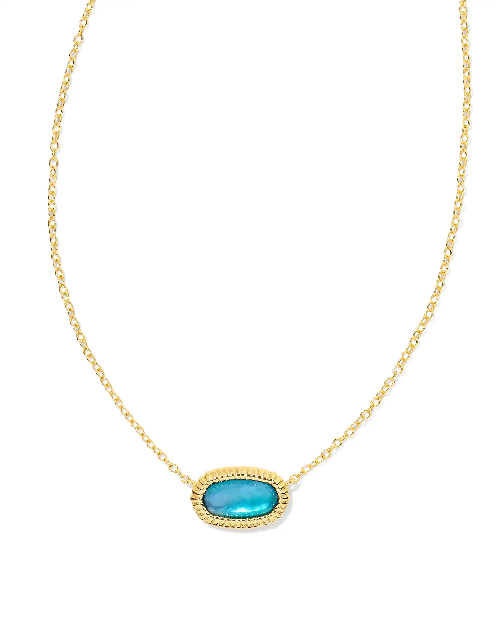 Kendra Scott Elisa Ridge Frame Pendant Necklace