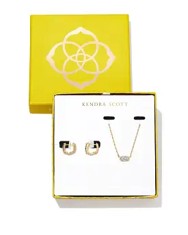 Kendra Scott Grayson Huggie and Pendant Gift Set