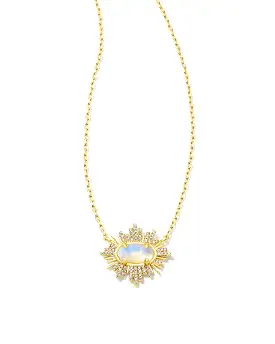 Kendra Scott Grayson Sunburst Pendant Necklace