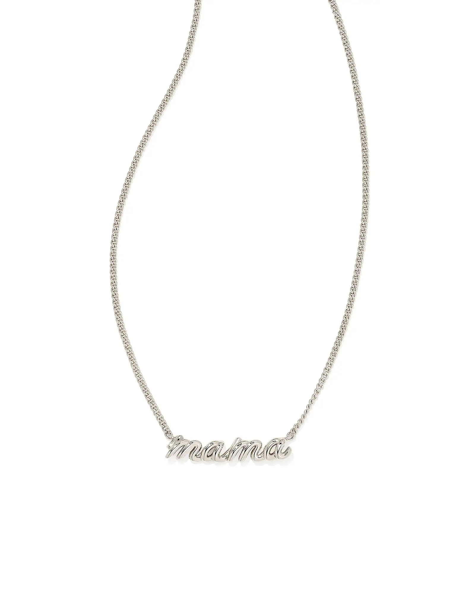 Kendra Scott MAMA Script Pendant Necklace