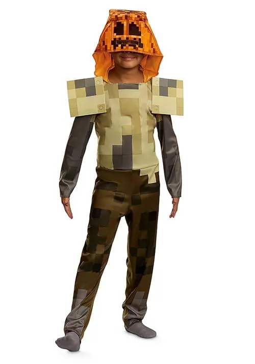 Kid's Minecraft Husk Jack O'Lantern Costume | Minecraft Costumes & Accessories