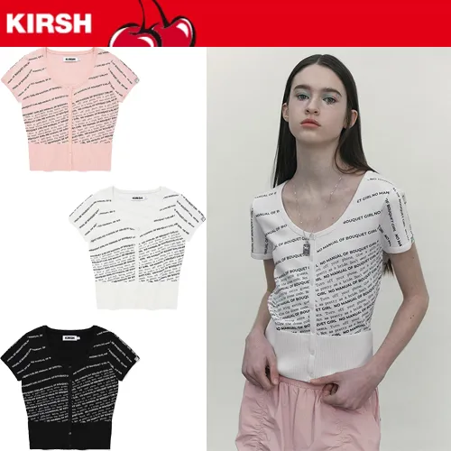 KIRSH  |Casual Style Street Style Elegant Style Logo Cardigans