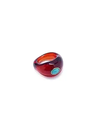 Lizzie Fortunato Monument Ring in Chestnut