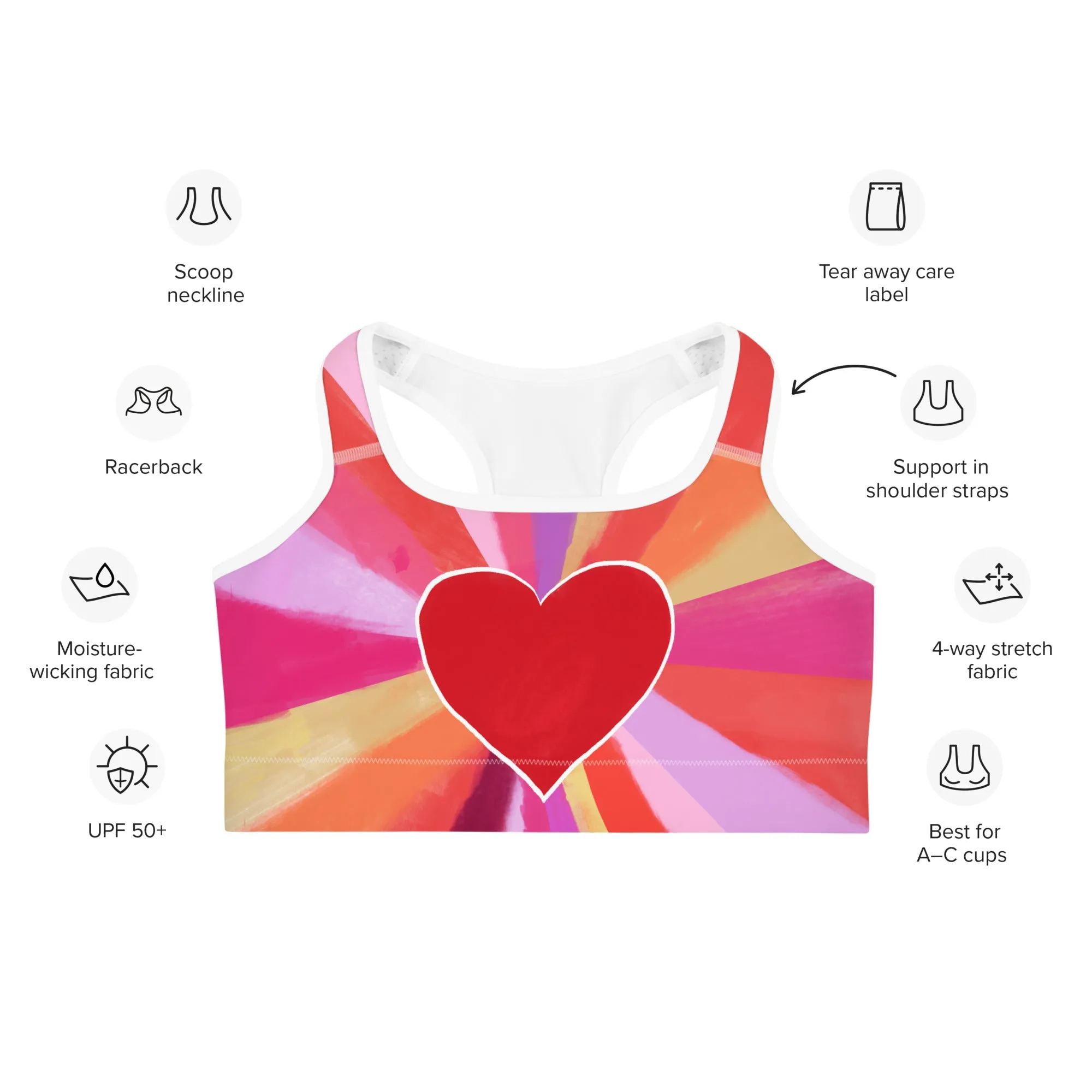 Love Bloom Sports Bra