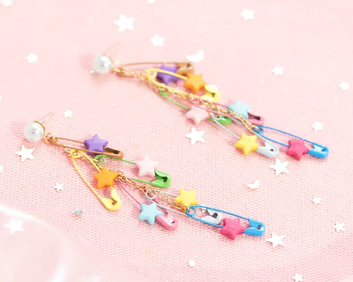 MACARON STAR PIN EARRINGS BY60401