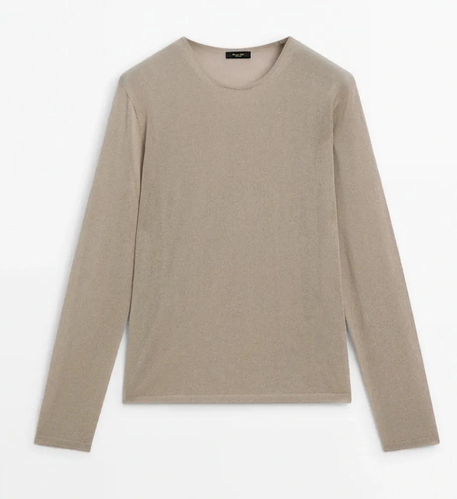 Massimo Dutti  |Casual Style Long Sleeves Plain Elegant Style