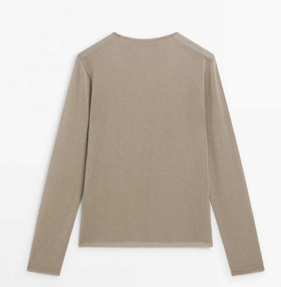 Massimo Dutti  |Casual Style Long Sleeves Plain Elegant Style