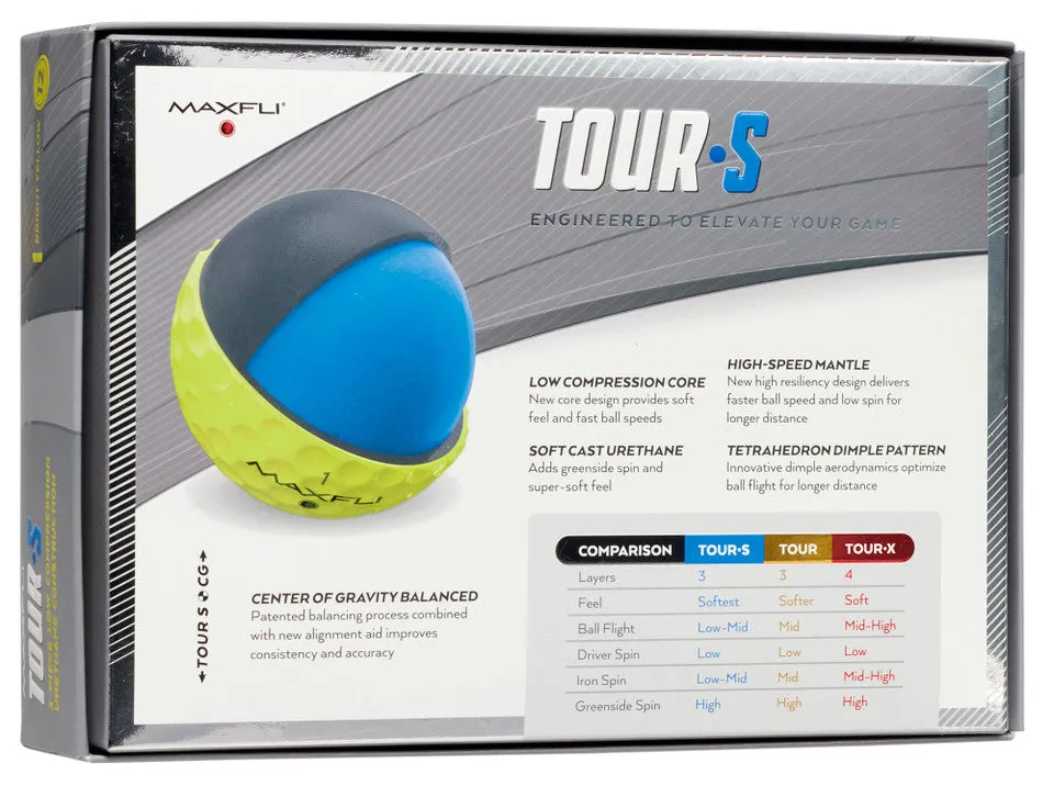 Maxfli Tour-S Total Performance Urethane Golf Balls