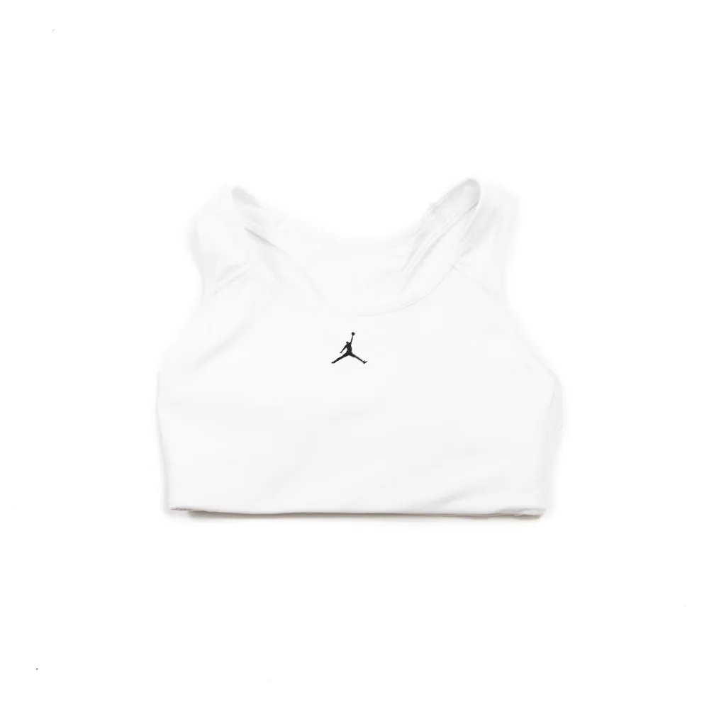 Medium-Support 1-Piece Pad Sports Bra (White)