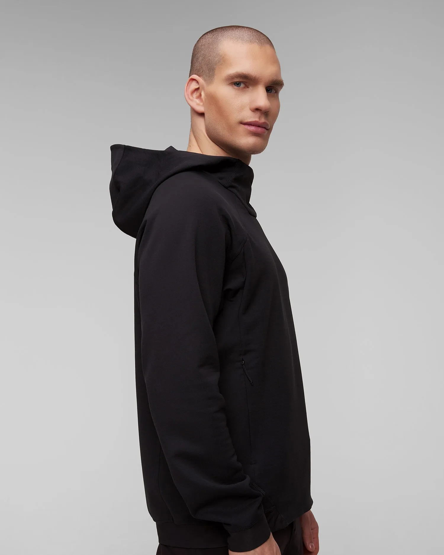 Men's black midlayer sweatshirt Arcteryx Rethel Hdy M x000006518-2291