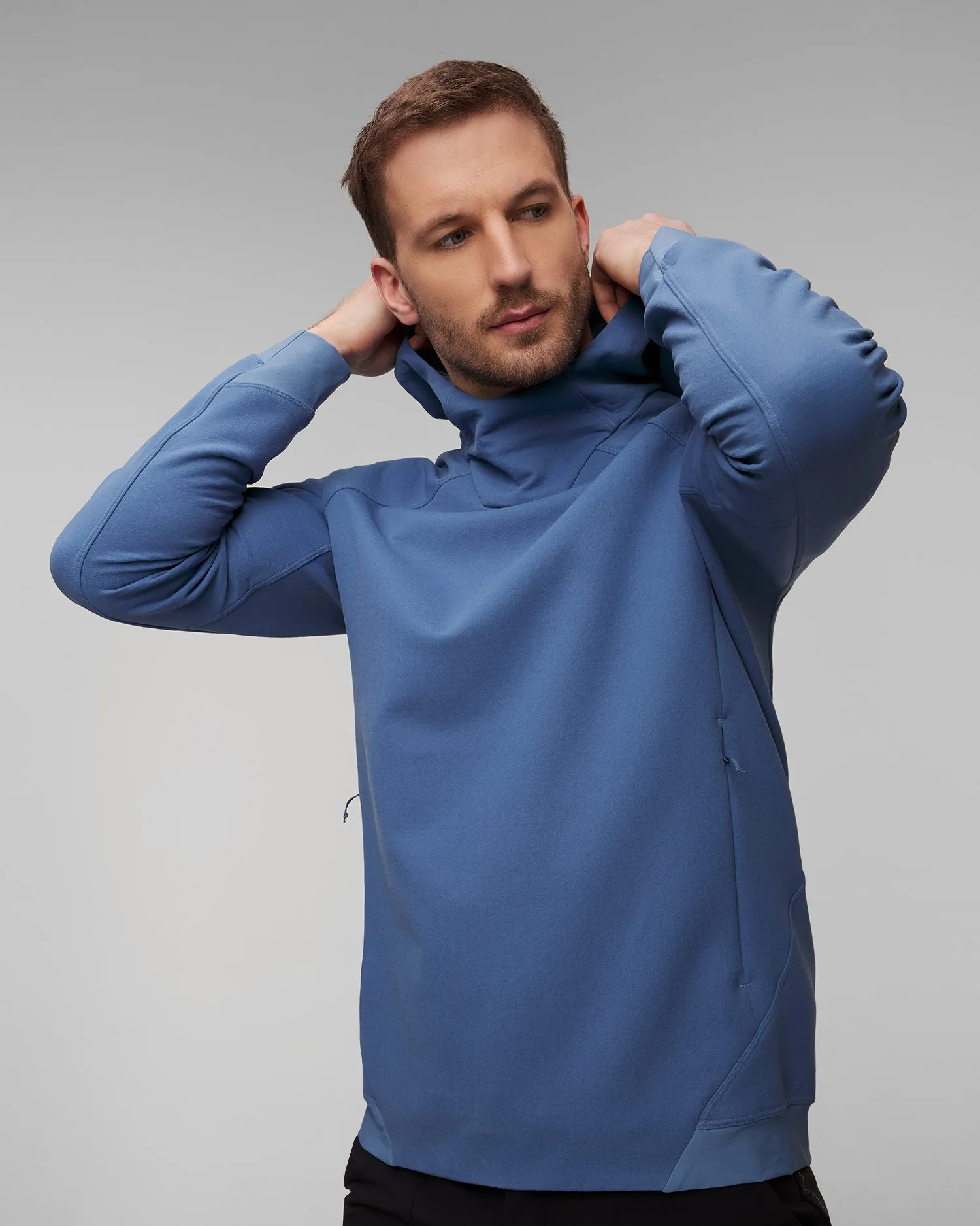 Men's blue midlayer sweatshirt Arcteryx Rethel Hdy M x000006518-20815