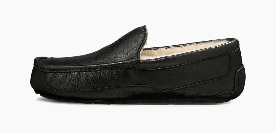 Men's Ascot Slipper Leather