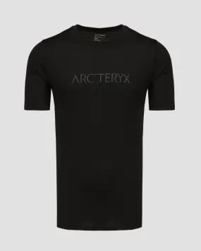 Men’s black T-shirt Arcteryx Ionia MW Arc Logo SS M x000007733-2291