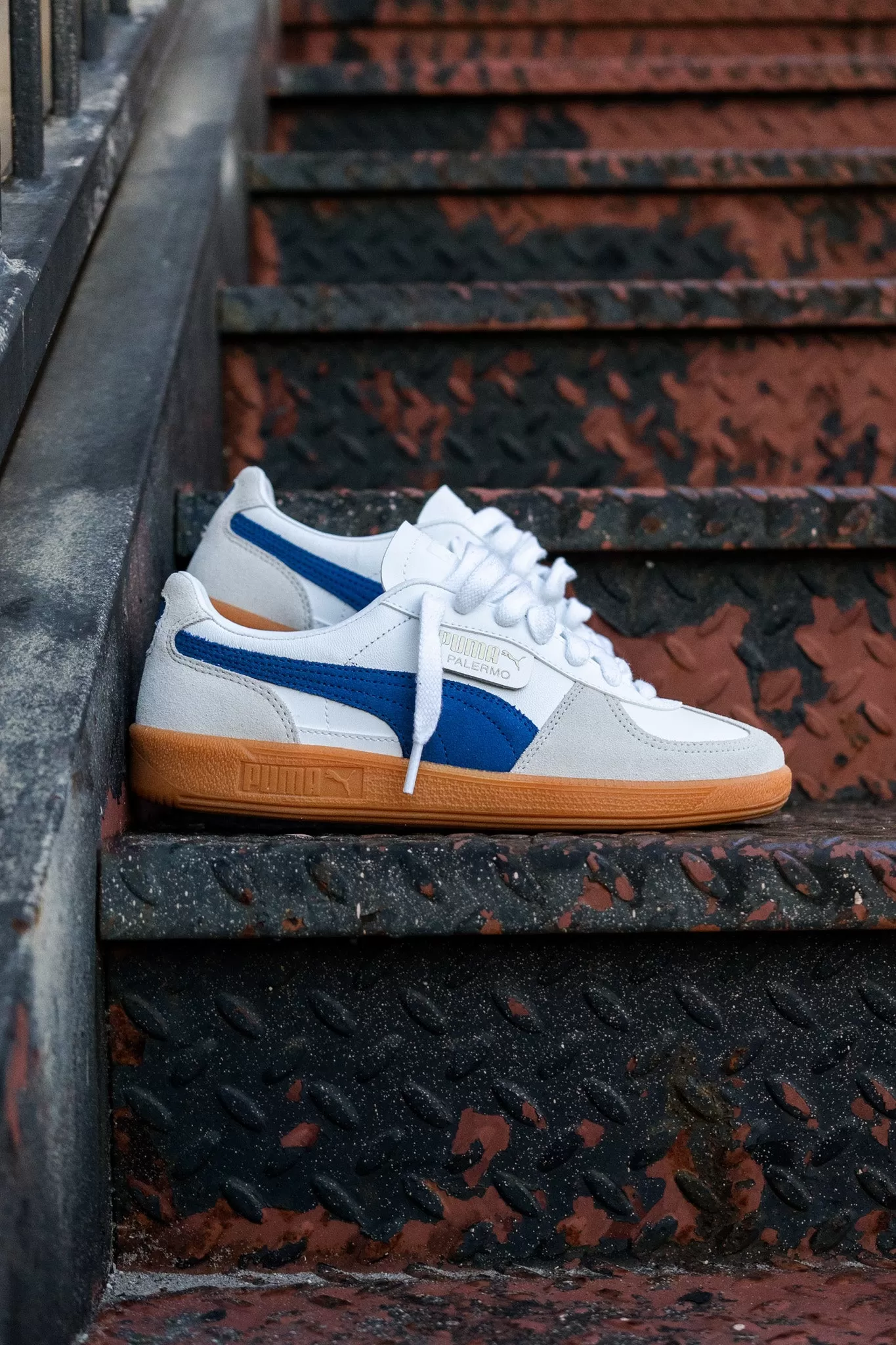 Mens Puma Palermo LTH (Navy Blue)