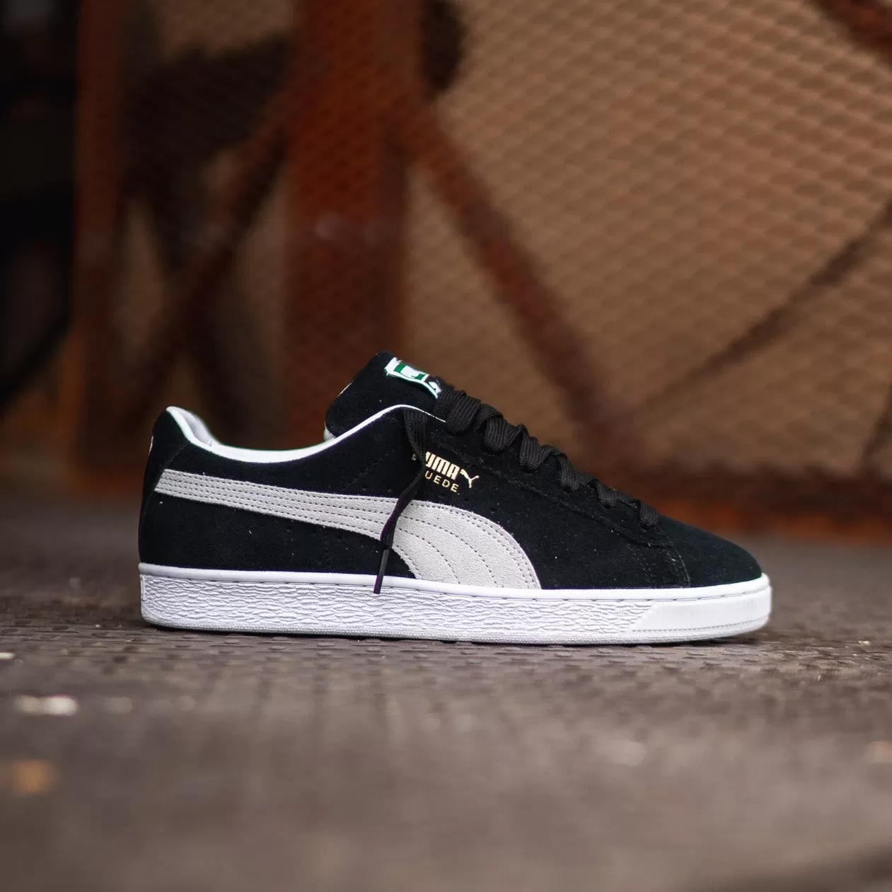 Mens Puma Suede Classic (Black/White)