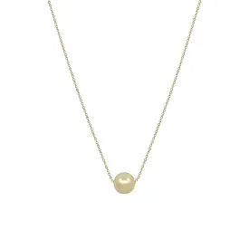 Metal Chain Pearl Pendant Necklace