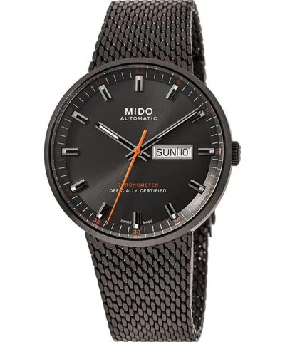 Mido Commander Icone Grey Dial Black Steel Men's Watch M031.631.33.061.00