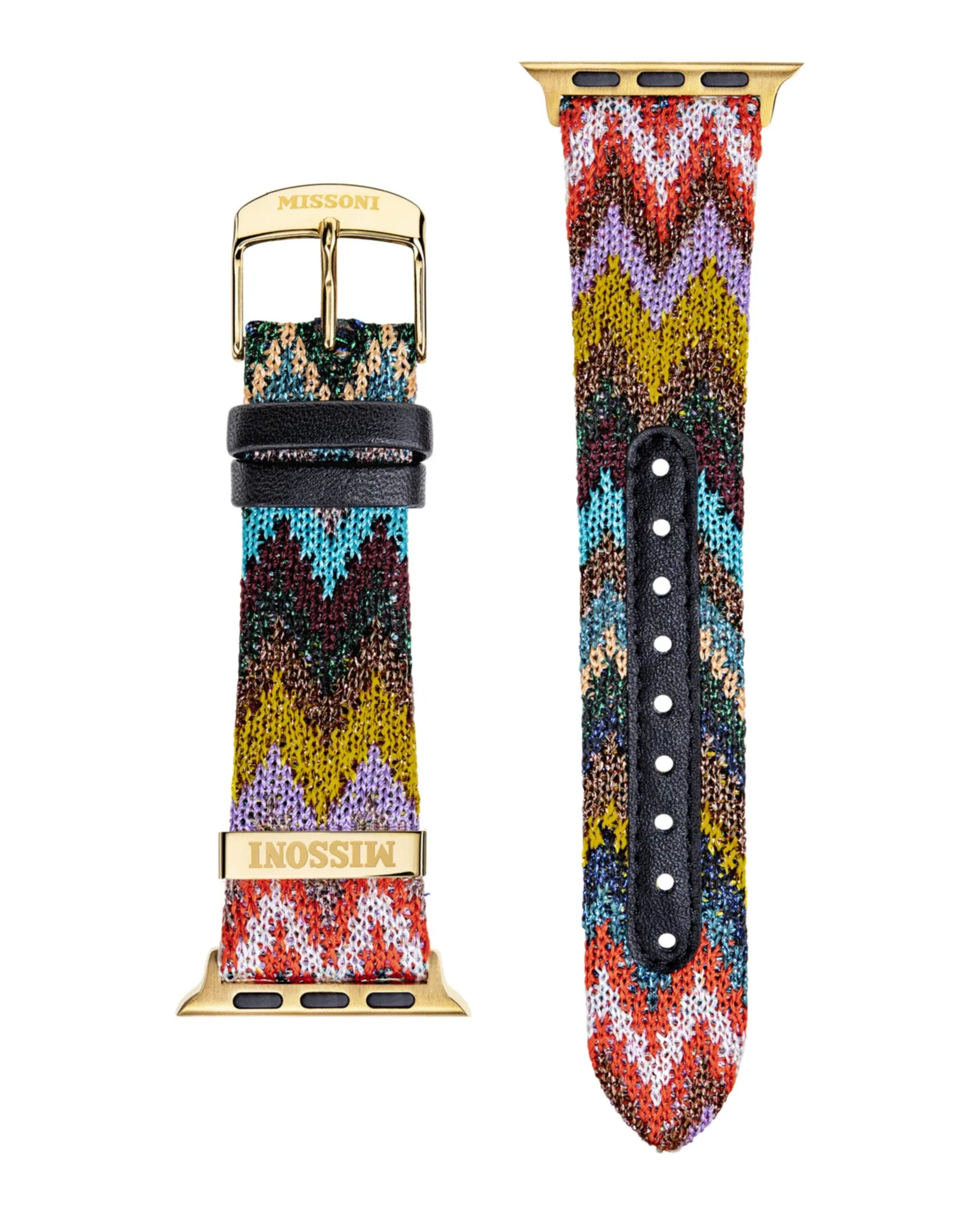 Missoni Zigzag Leather Apple Watch Strap