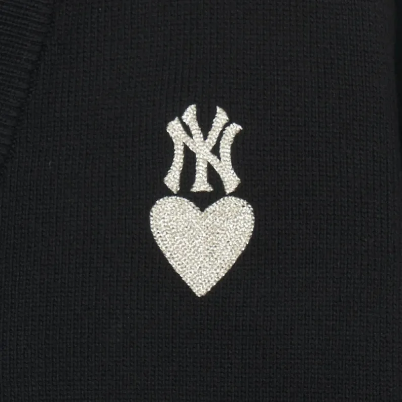 MLB Korea  |Heart Casual Style Street Style Long Sleeves Cotton Logo