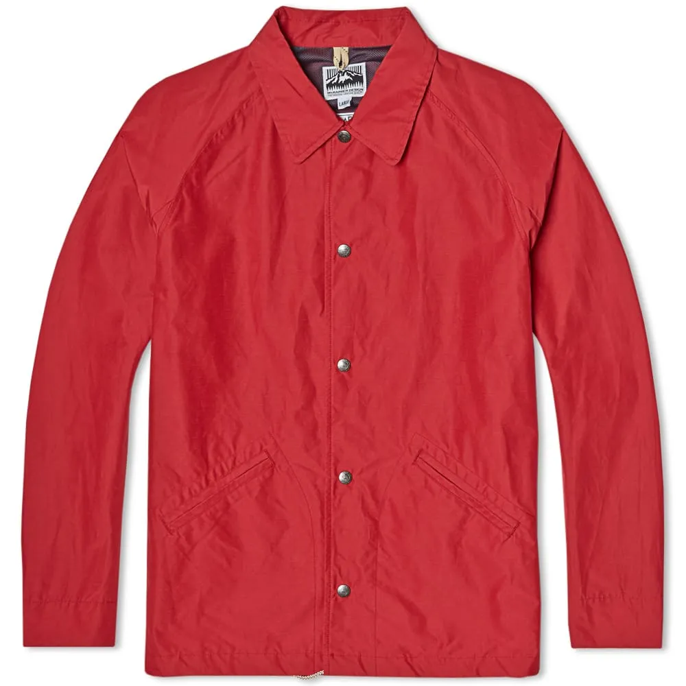 Mt. Rainier Design Countdown Coach JacketRed