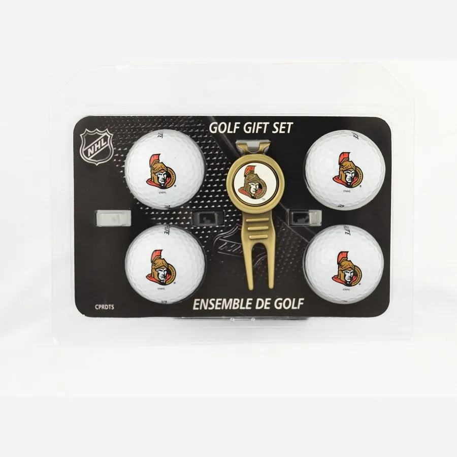 NHL 4 Golf Balls & Divot Tool Set