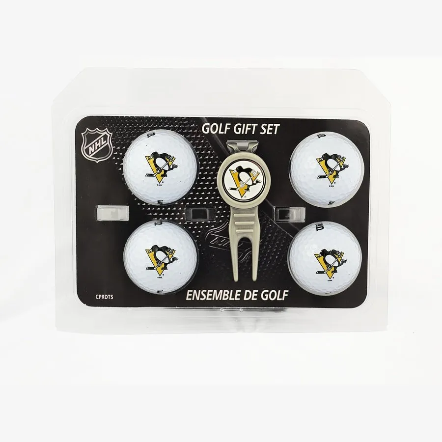 NHL 4 Golf Balls & Divot Tool Set