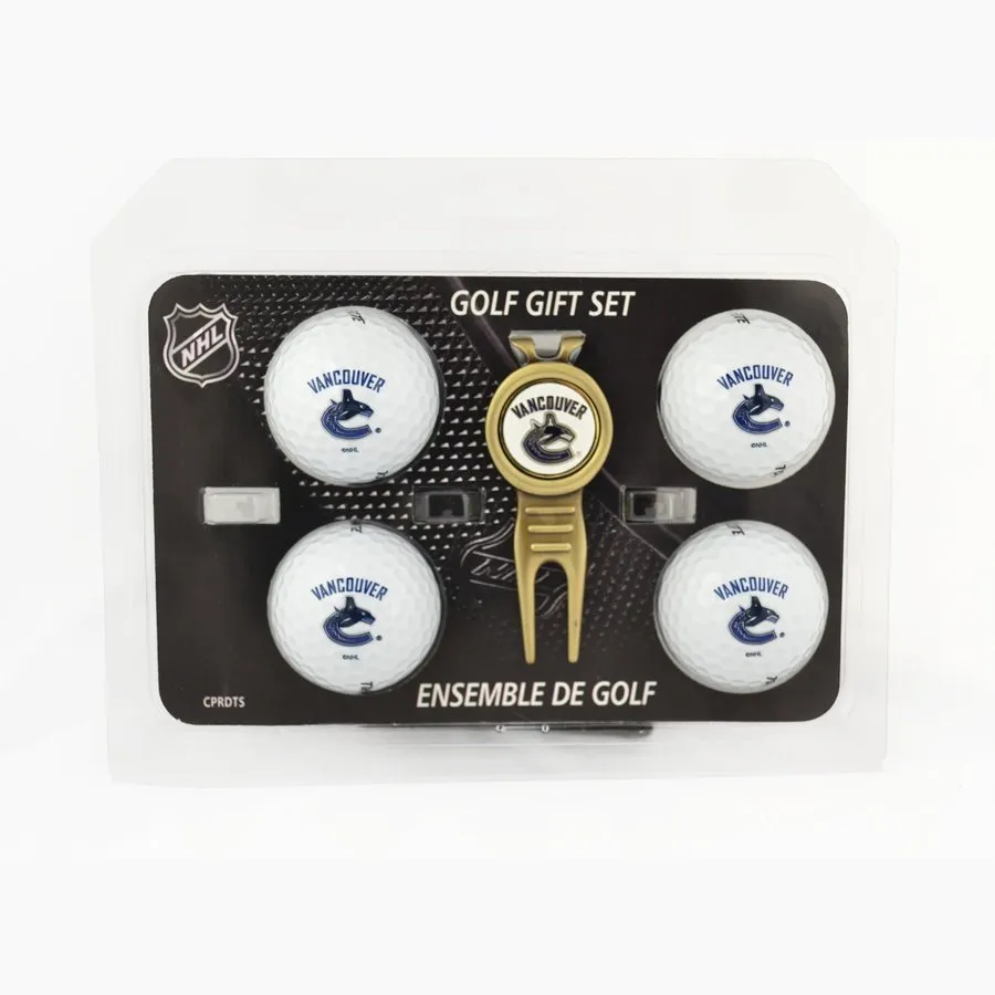 NHL 4 Golf Balls & Divot Tool Set