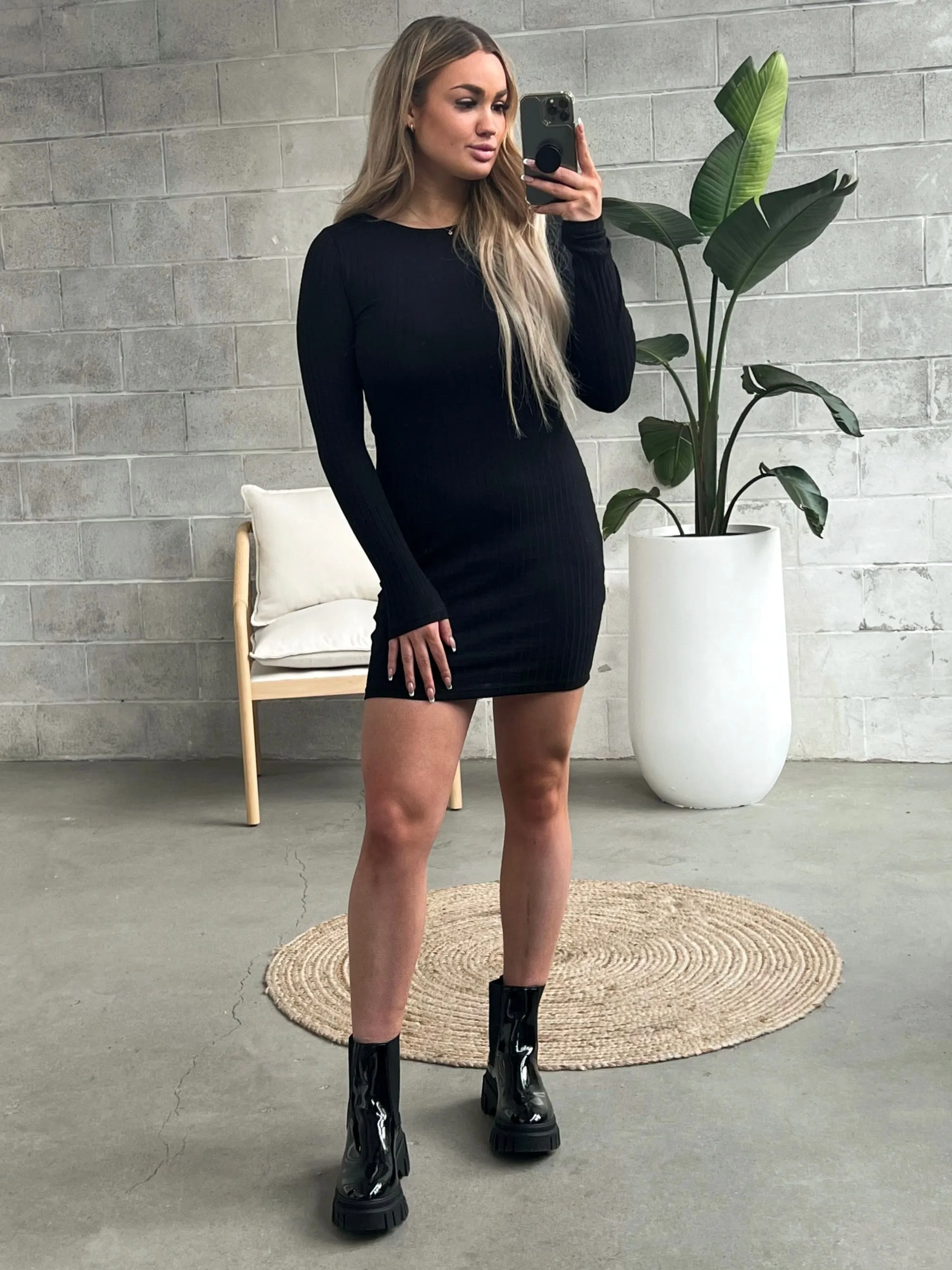 NOISY MAY Parisa Ribbed Dress