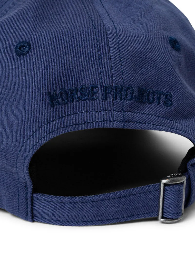 Norse Projects Twill Sports Cap Calcite Blue