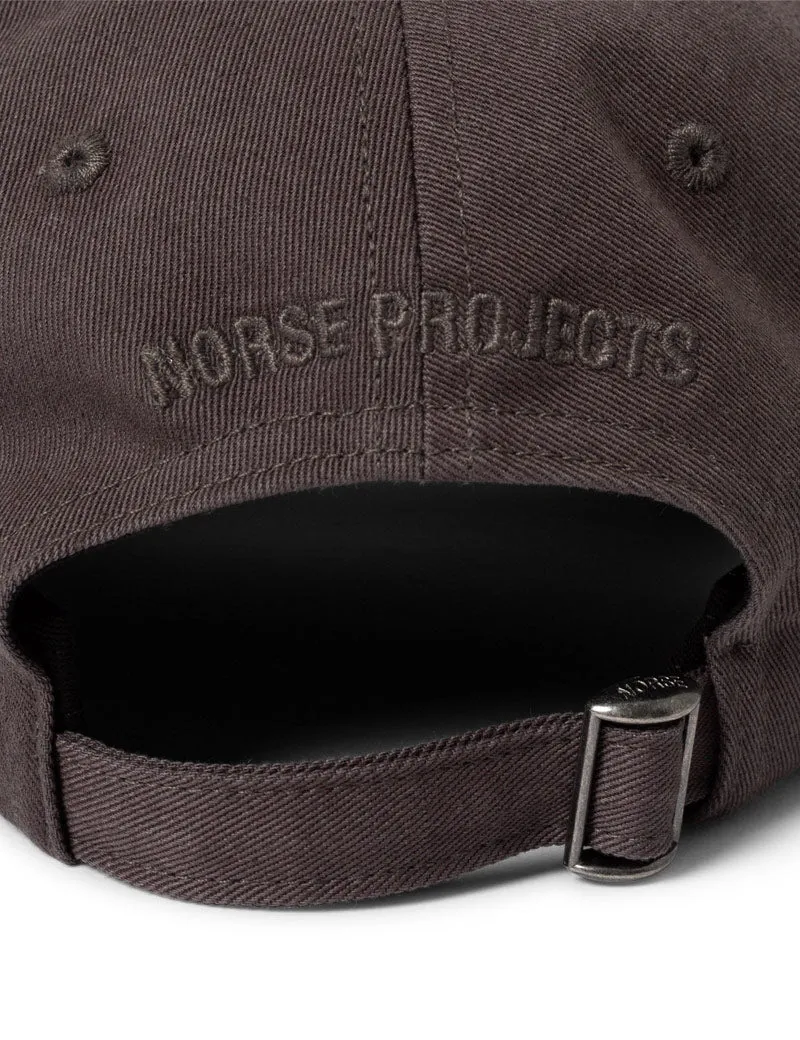 Norse Projects Twill Sports Cap Heathland Brown