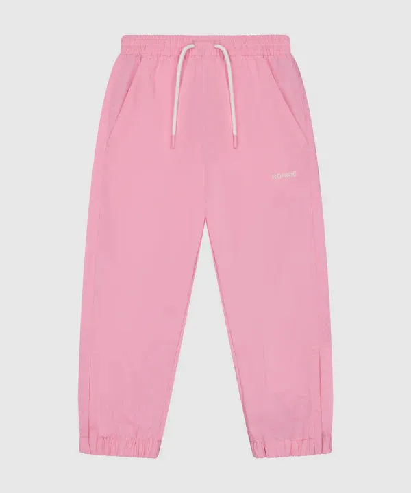 Nylon Sports Pants || Pink