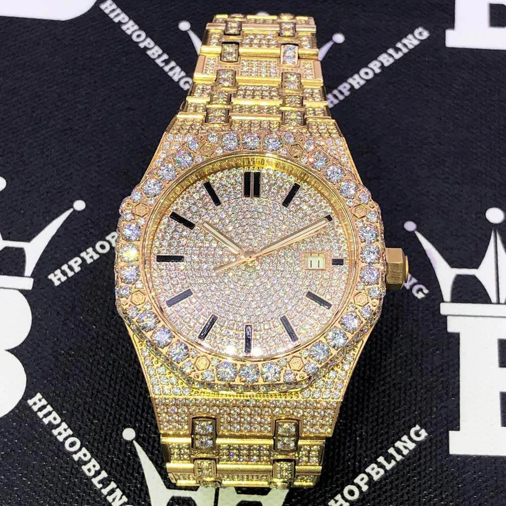 Octagon Full CZ Big Bezel Bling Bling Watch