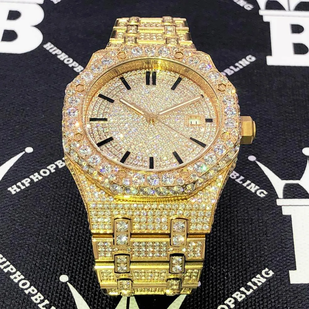 Octagon Full CZ Big Bezel Bling Bling Watch