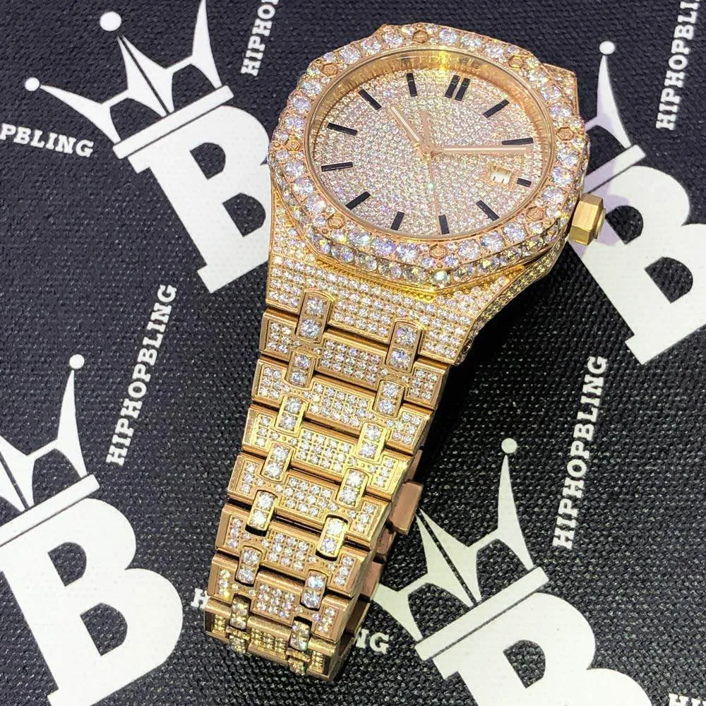 Octagon Full CZ Big Bezel Bling Bling Watch