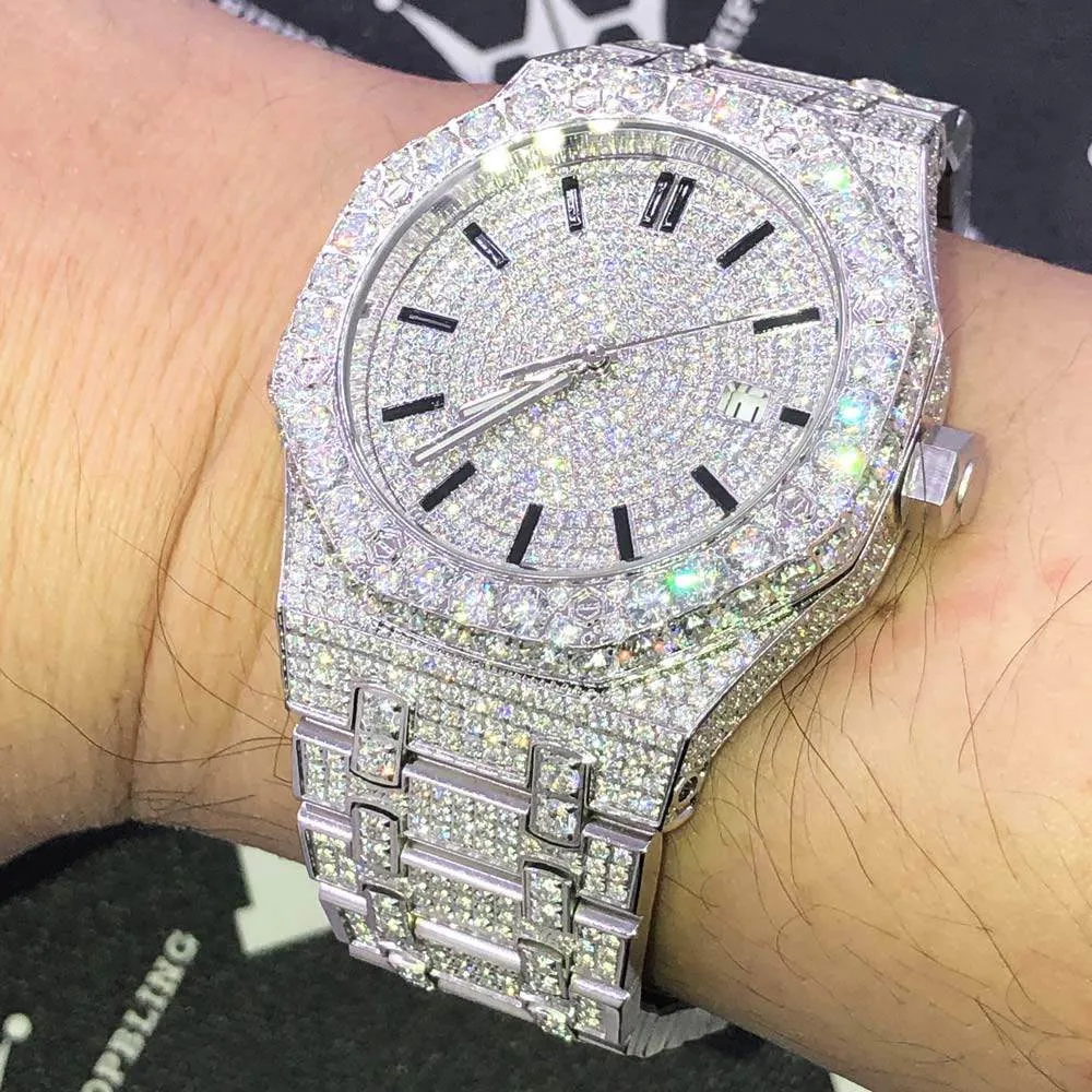 Octagon Full CZ Big Bezel Bling Bling Watch