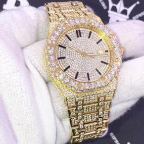 Octagon Full CZ Big Bezel Bling Bling Watch