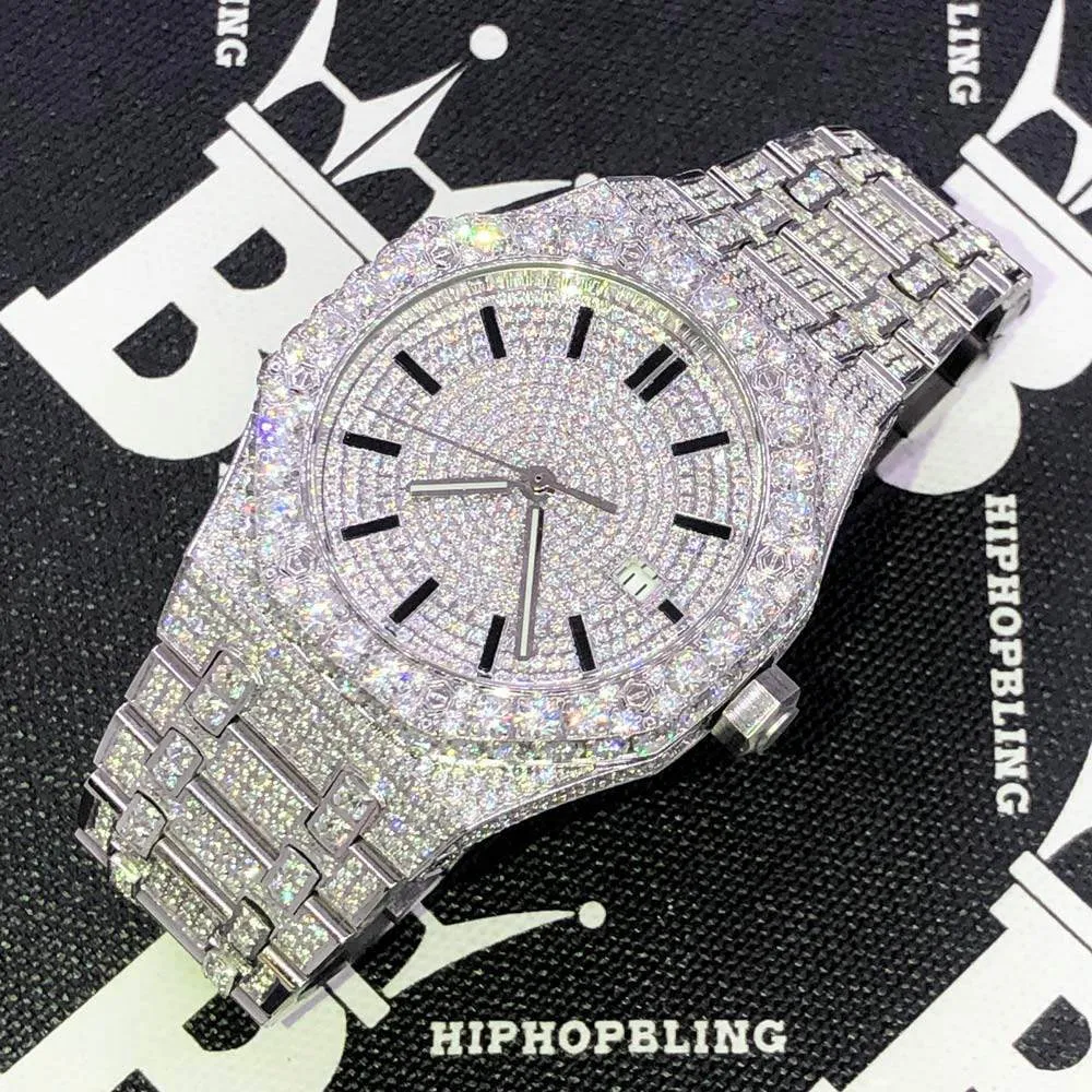 Octagon Full CZ Big Bezel Bling Bling Watch