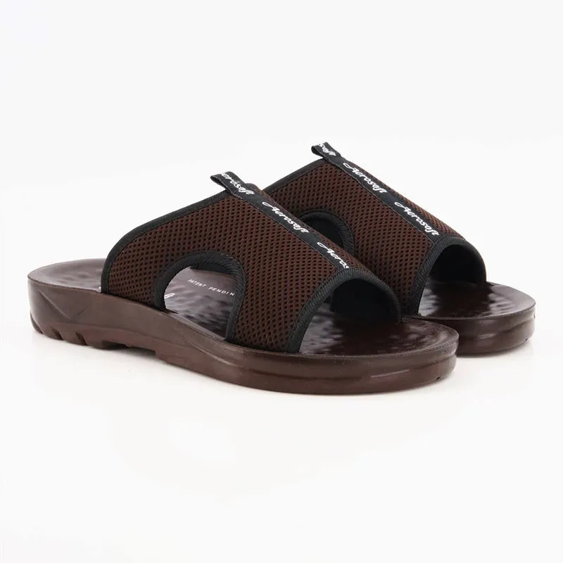 Original Aerosoft Comfort Men Brown Slipper