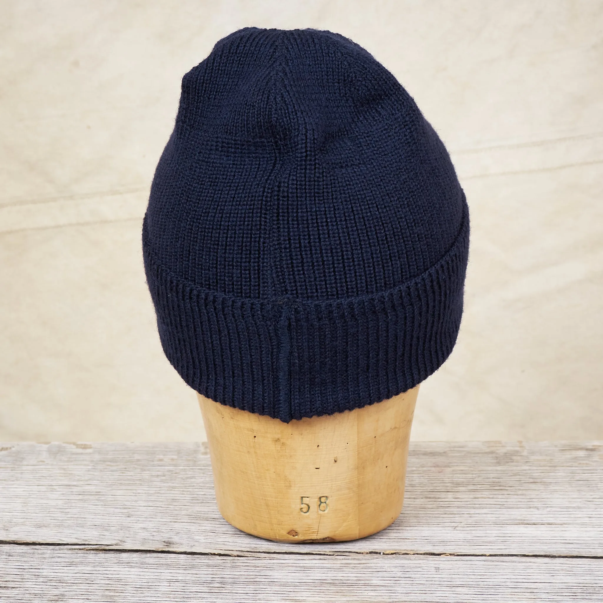 Papa Nui Cap Co. General Issue Wool Watch Cap Navy