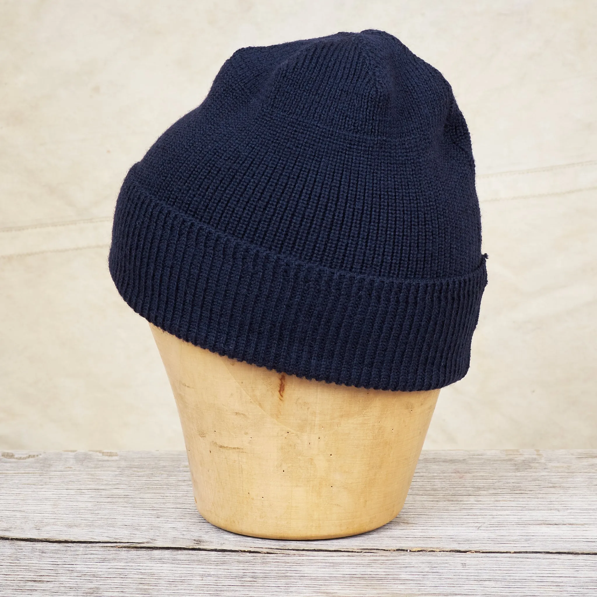 Papa Nui Cap Co. General Issue Wool Watch Cap Navy