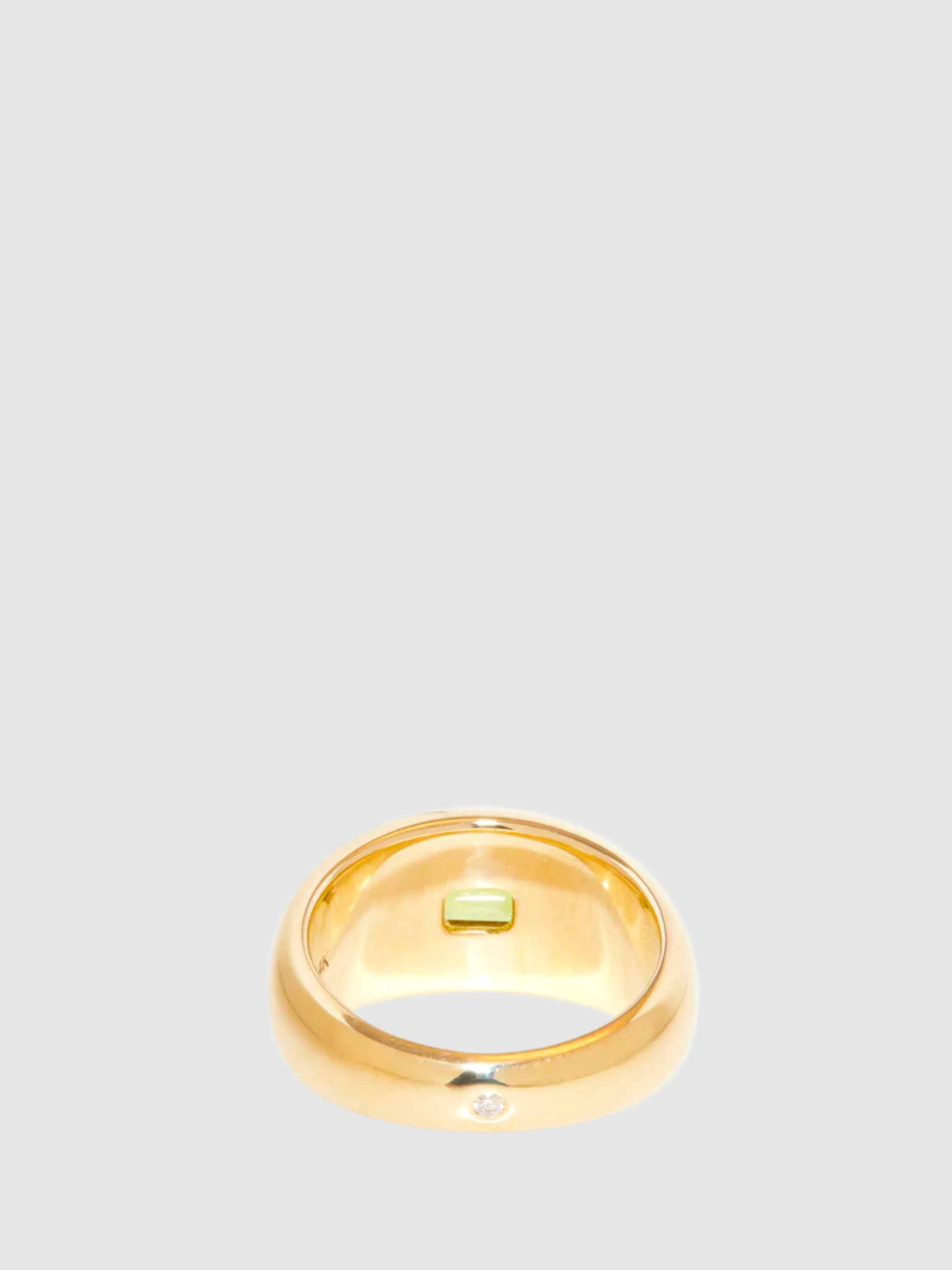 Peridot Bubble Ring