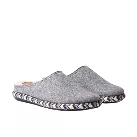 Plain Felt Slippers for Men - Nabor-FP