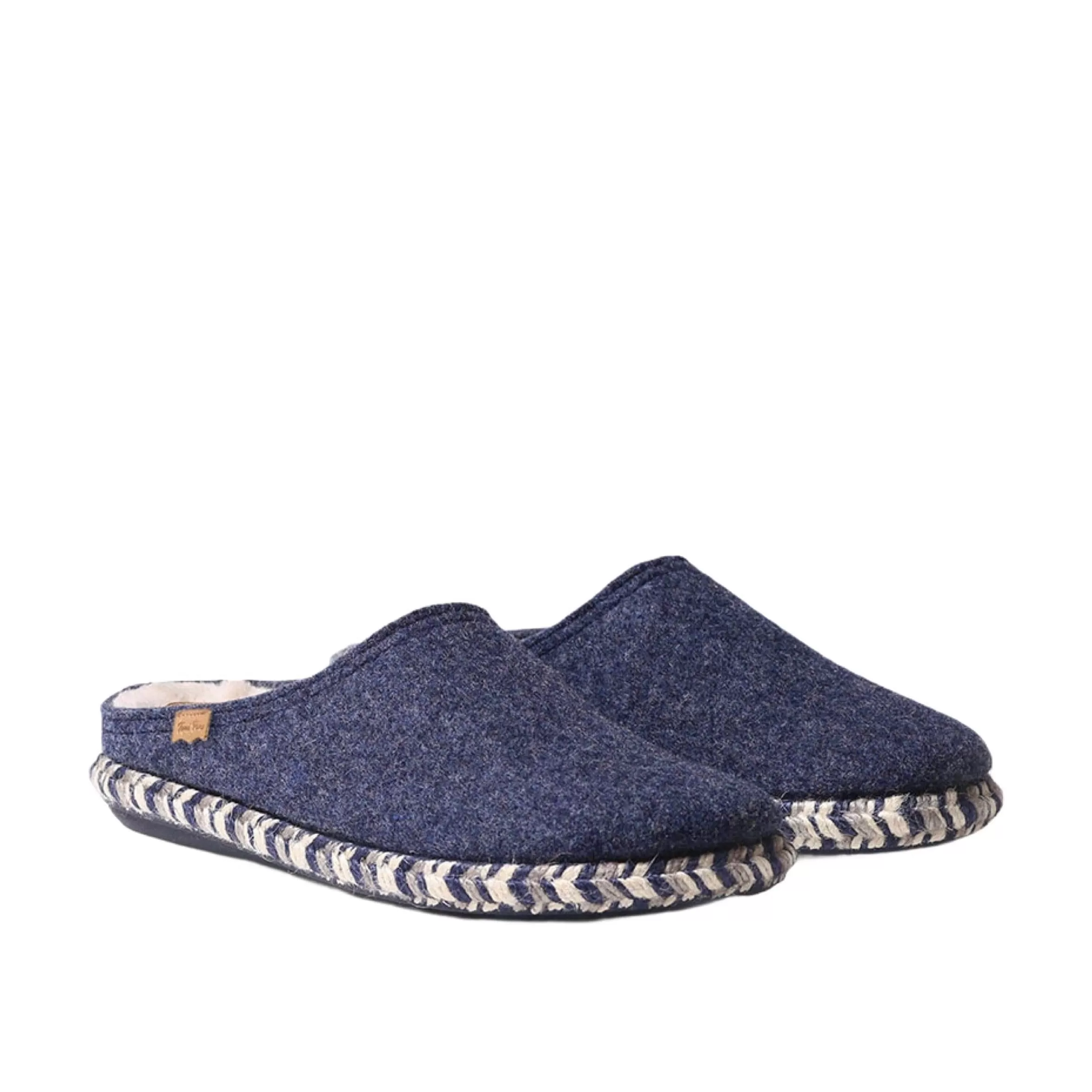 Plain Felt Slippers for Men - Nabor-FP