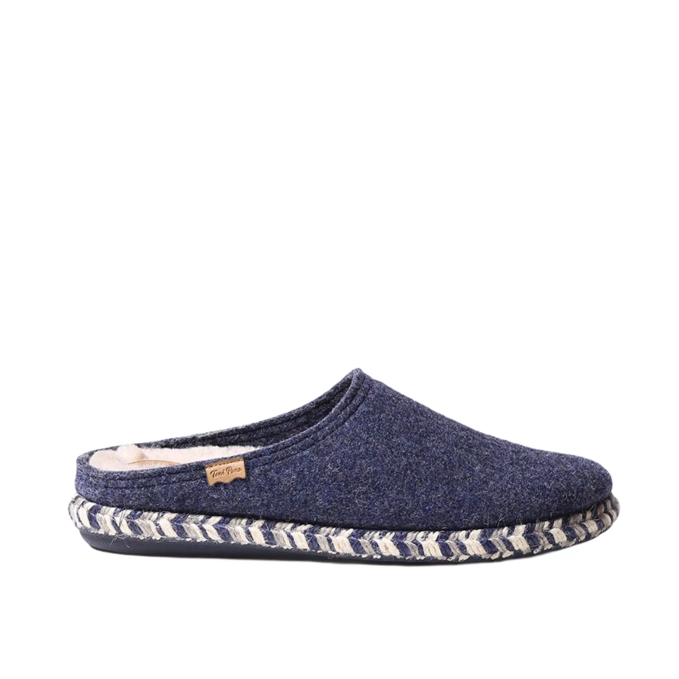 Plain Felt Slippers for Men - Nabor-FP