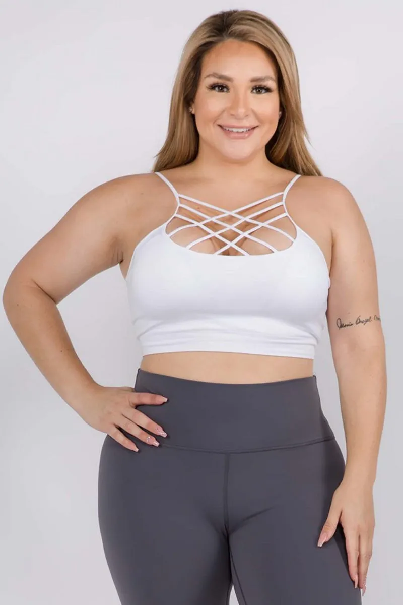 Plus Size All About Details Active Sports Bra