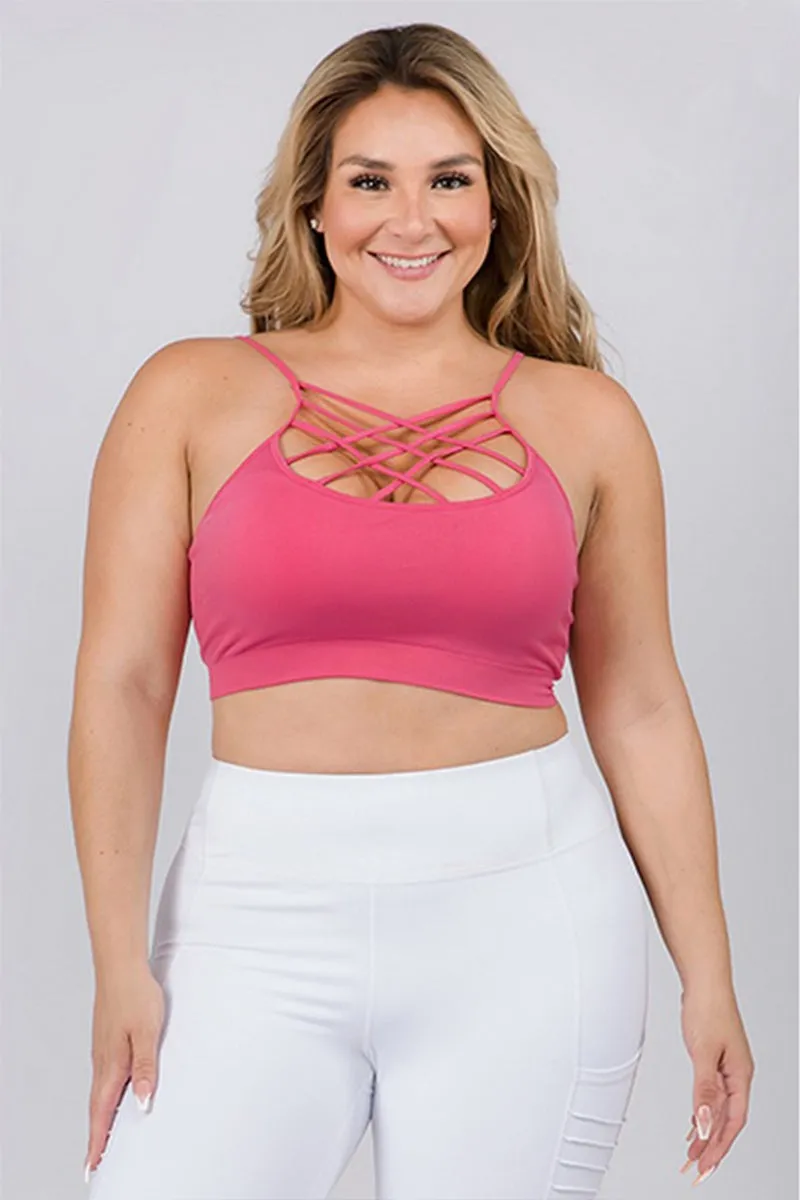 Plus Size All About Details Active Sports Bra