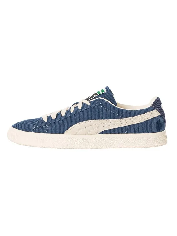 Puma Basket VTG Butter Goods Trainers - Dark Denim/Whisper White